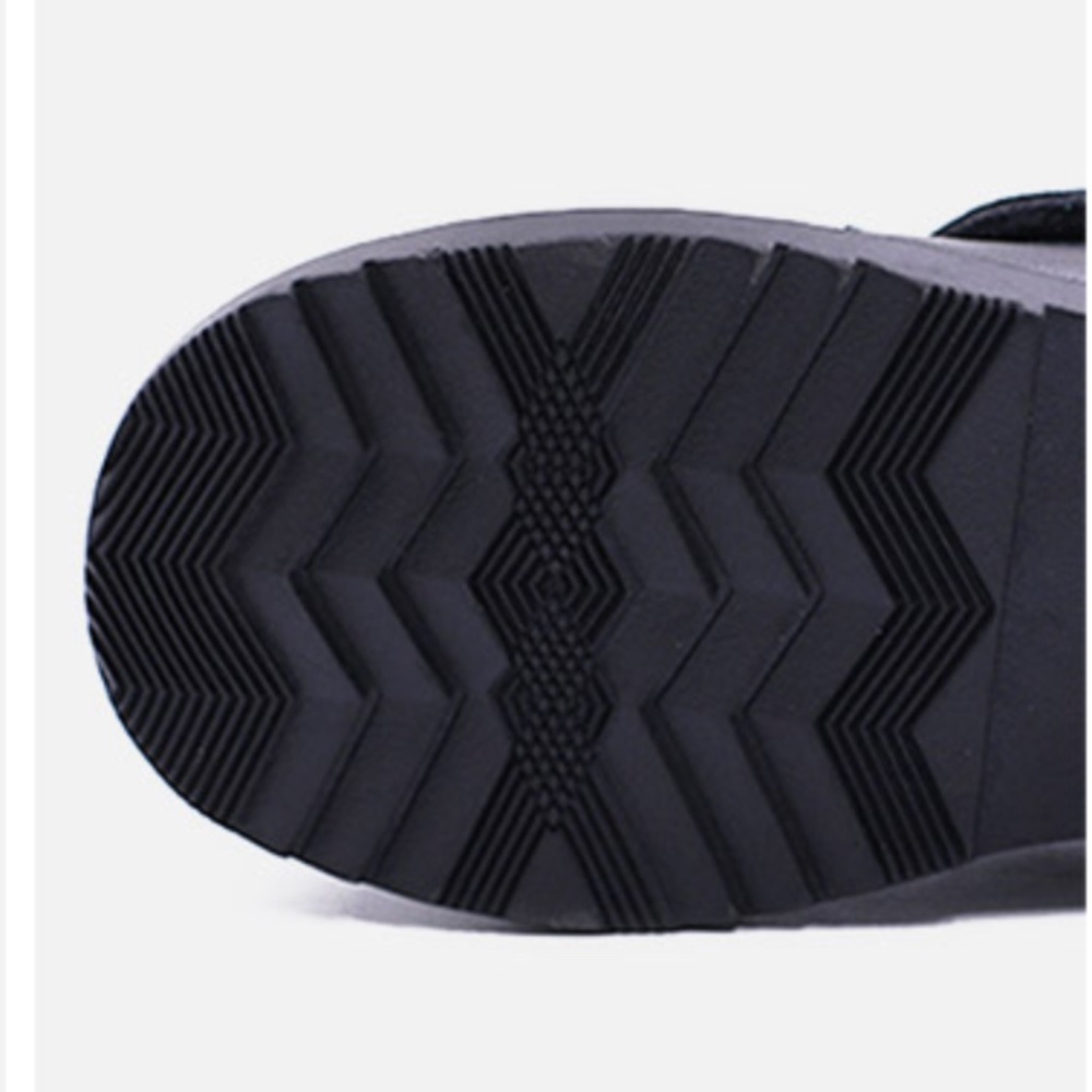 Boy Black Dress Shoe/Lace Up/Round Flat/Slip on/ Genuine Leather/Back to School - Picture 3 of 7